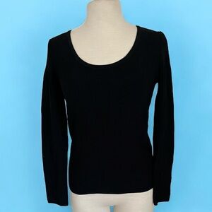 Akris Punti Black Long Sleeve Top